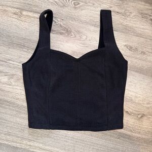Lululemon Ribbed Active Top in Black